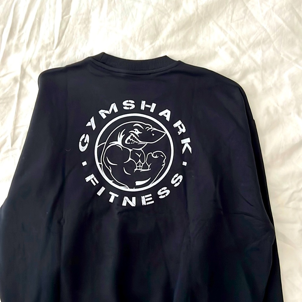 Gymshark sweatshirt size small oversized black never worn